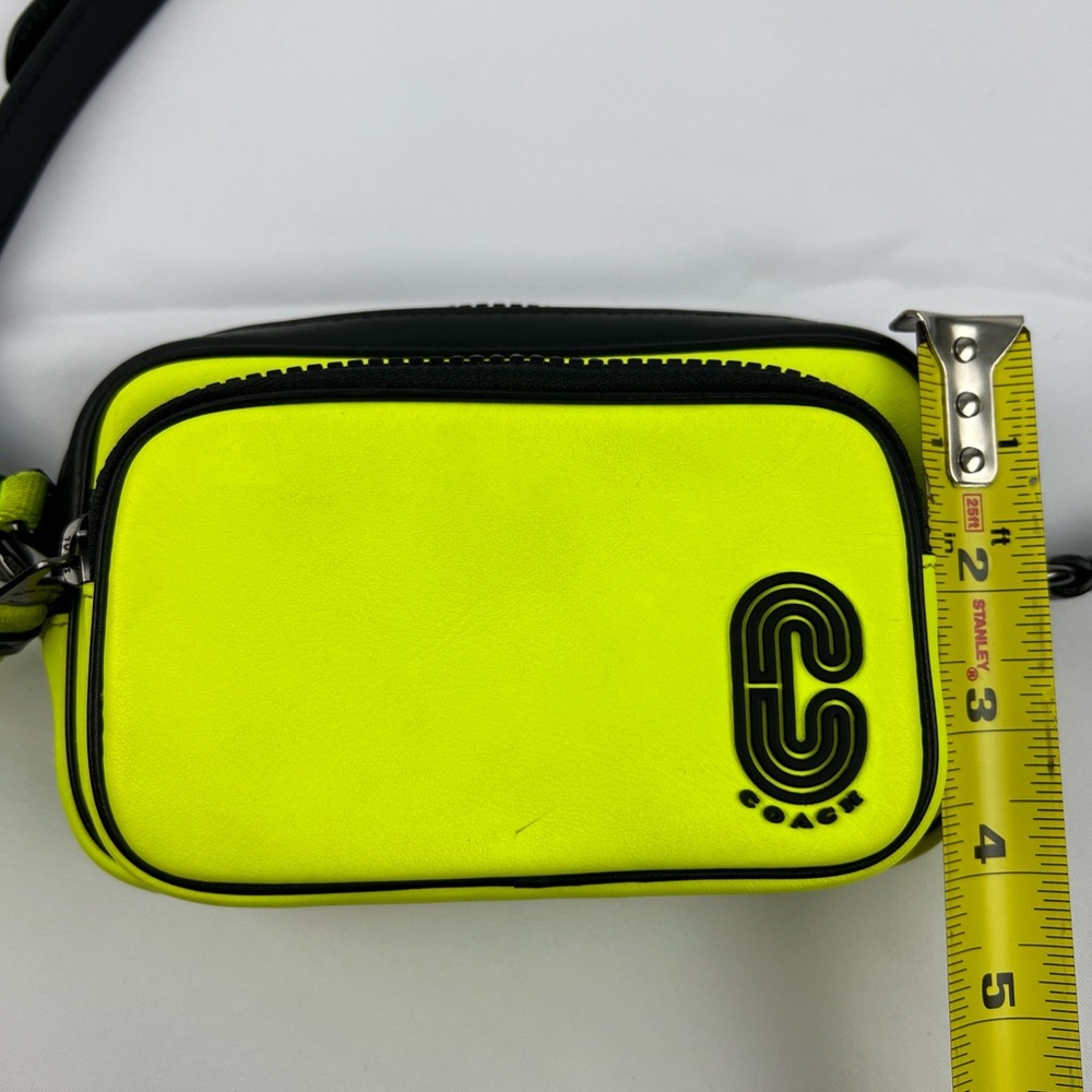 Coach Yellow and Black Belt Bag - Picture 14 of 16